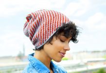 Tunesisch gehäkelte Beanie