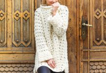 Hygge Long-Pulli im Lochmuster