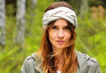 Lässiges Stirnband in Flecht-Optik
