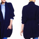 Strickjacke mit Schalkragen