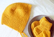 Baby-Set aus Mütze und Socken