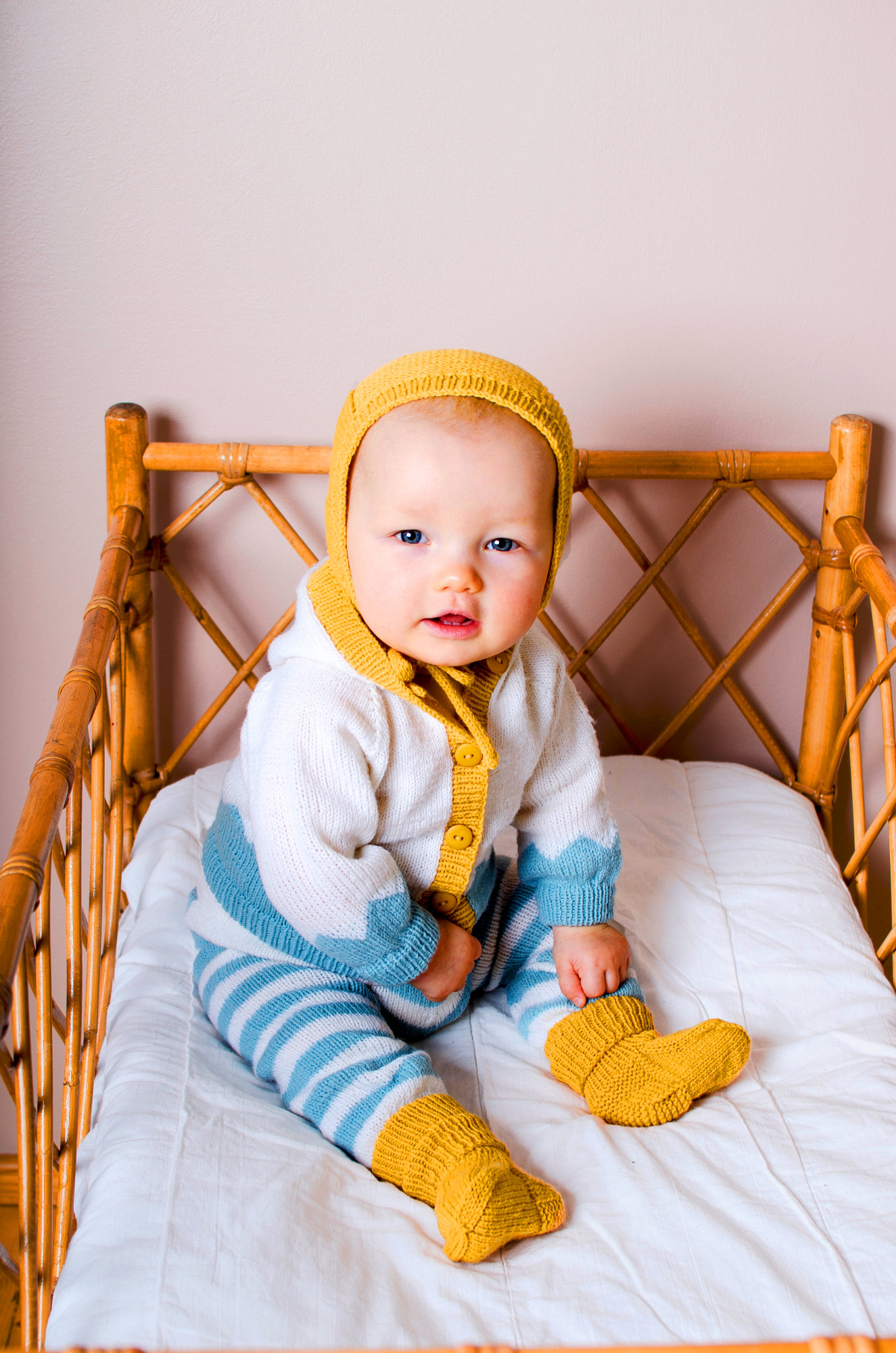Baby-Set aus Mütze und Socken