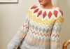 Damenpullover mit Nordischem Muster