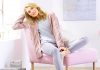 Cardigan mit Zopfmuster