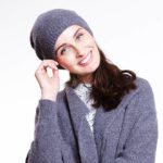 Basic-Beanie im Perlmuster