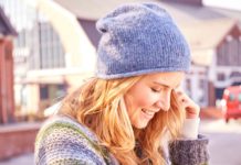 Oversize-Beanie mit Rollrand