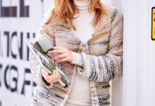 Raglan-Strickjacke mit Fransen