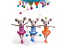 Das Trapez-Trio als Kinder-Mobile