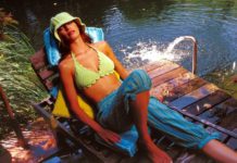 Gehäkeltes Bikini-Top mit Bogenkante