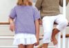 Kurzarm-Pulli für Kinder im Muster-Mix