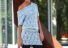 Langer Raglanpullover mit Lochmuster