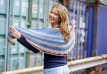 Lace-Schultertuch im Mustermix