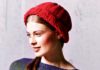Strick-Beanie mit Rand