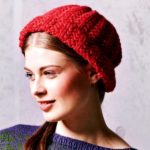 Strick-Beanie mit Rand