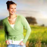 Wickeljacke mit Traubenmaschen