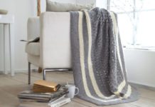 Häkel-Decke mit verschiedenen Mustern