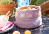 Korb mit Granny Squares