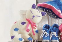 Gestrickte Katze