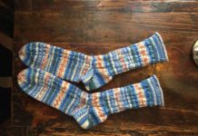 Strick-Socken mit Zopfmuster von Arne & Carlos