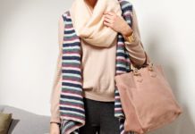Strick-Weste im Zipfel-Look