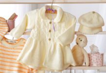 Kinder-Jacke mit Zöpfen