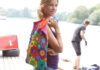 Bunte Blütentasche aus Granny Squares